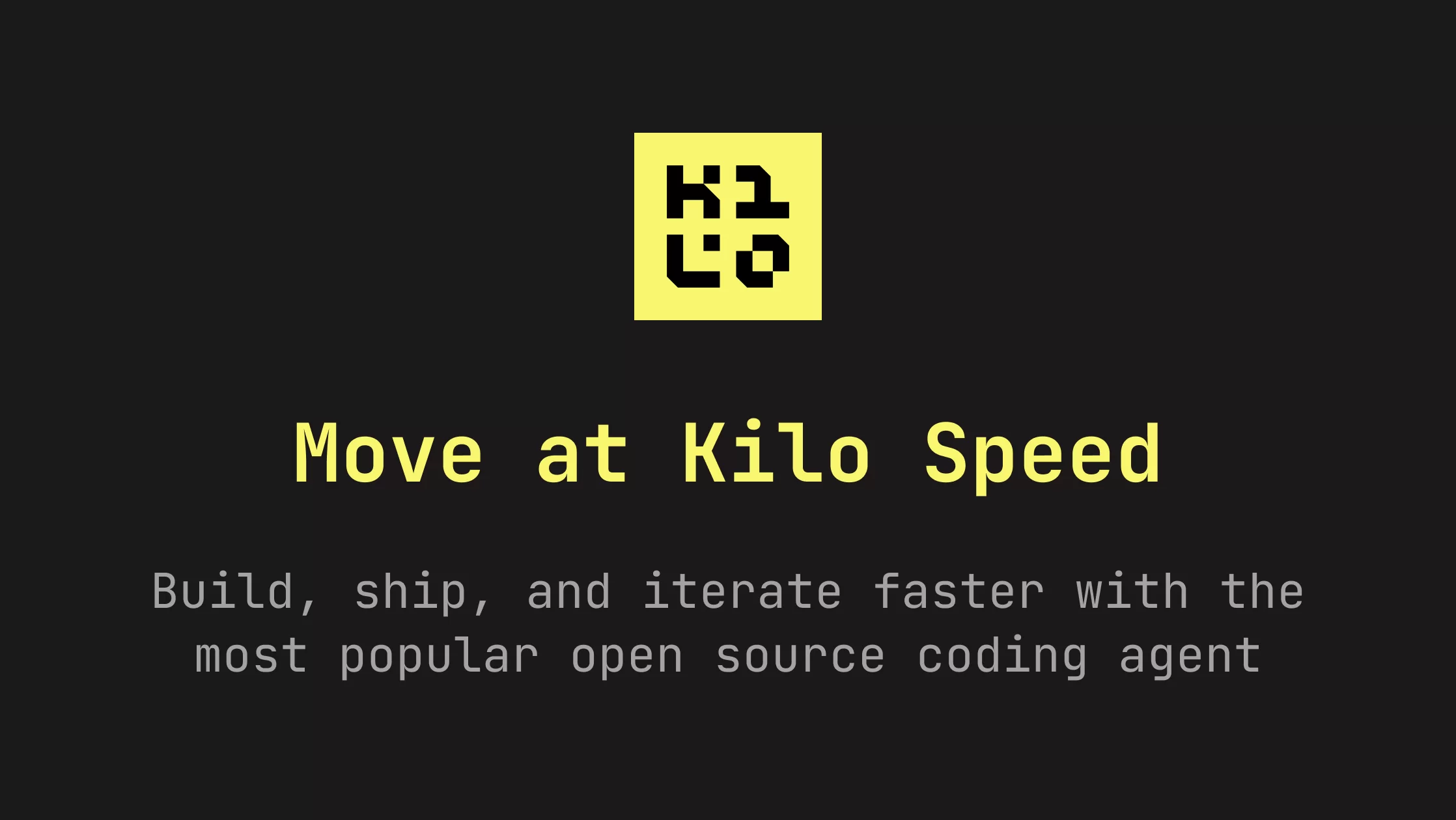 Kilo 开源AI编程代理网站截图预览 Kilo 开源AI编程代理网站logo - “人工智能”网站目录优质网站推荐