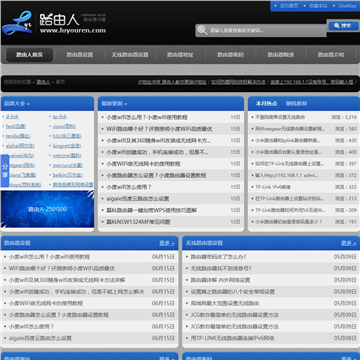 路由人网站截图预览