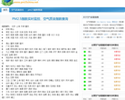 PM2.5实时监测网网站截图预览