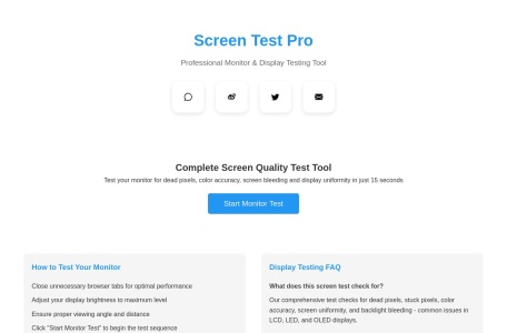 Screen Test Pro