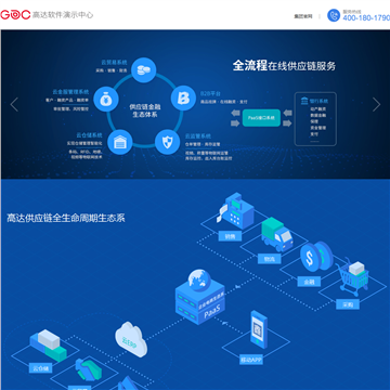 高达软件演示中心网站截图预览